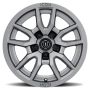 ICON 2617857345TT Vector 5 17x8.5 5x5 -6mm Offset 4.5in BS 71.5mm Bore Titanium Wheel