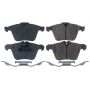 PowerStop 17-1240 PowerStop - Z17 Low-Dust Ceramic Brake Pads with Hardware