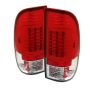 SPYDER 5029140 LED Tail Lights - Version 2 - Red Clear