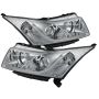 SPYDER 5074171 Projector Headlights - Light Tube - DRL - Chrome