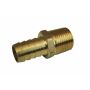 Moroso 22735 Straight Fitting - 1/2in NPT to 5/8in Barbed - Brass - Single
