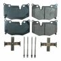 PowerStop 17-8010 PowerStop - Z17 Low-Dust Ceramic Brake Pads with Hardware