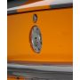 Ridetech 81000032 Billet aluminum gas cap for 1967-1968 Camaro, locking, anodized Silver.