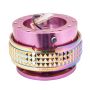 NRG Quick Release Kit - Pyramid Edition - Pink Body / Neochrome Pyramid Ring