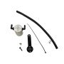 J&L 16-19 Honda Civic 1.5L Turbo (EX & Si) Passenger Side Oil Separator 3.0 - Clear Anodized