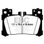 EBC Brakes DP32324C Redstuff Ceramic Low Dust Brake Pads