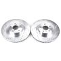 PowerStop JBR957XPR PowerStop Evolution Performance Drilled, Slotted & Plated Brake Rotor Pair