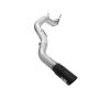 aFe Power 49-02039-B ATLAS 5 IN Aluminized Steel DPF-Back Exhaust System w/Black Tip