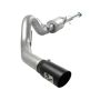 aFe Power 49-03041-B ATLAS 4 IN Aluminized Steel Cat-Back Exhaust System w/ Muffler & Black Tip