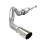 aFe Power 49-03041-P ATLAS 4 IN Aluminized Steel Cat-Back Exhaust System w/ Muffler & Polished Tip