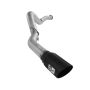 aFe Power 49-04040-B ATLAS 5 IN Aluminized Steel DPF-Back Exhaust System w/Black Tip