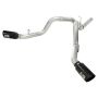 aFe Power 49-04043-B ATLAS 4 IN Aluminized Steel DPF-Back Exhaust System w/Black Tip