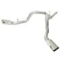 aFe Power 49-04043-P ATLAS 4 IN Aluminized Steel DPF-Back Exhaust System w/Polished Tip