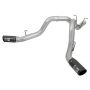 aFe Power 49-04086-B ATLAS 4 IN Aluminized Steel DPF-Back Exhaust System w/ Black Tip
