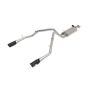 aFe Power 49-32081-B Gemini XV 3 IN 304 Stainless Steel Cat-Back Exhaust System w/ Cut-Out Black