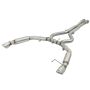 aFe Power 49-33088-P MACH Force-Xp 304 Stainless Steel Cat-Back Exhaust System w Muffler Polished Tip