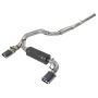 aFe Power 49-33103-C Takeda 3 IN 304 Stainless Steel Cat-Back Exhaust System w/ Carbon Fiber Tip
