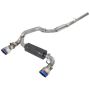 aFe Power 49-33103-L Takeda 3 IN 304 Stainless Steel Cat-Back Exhaust System w/ Blue Flame Tip