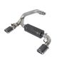 aFe Power 49-33104-C Takeda 3 IN 304 Stainless Steel Axle-Back Exhaust System w/ Carbon Fiber Tip