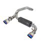 aFe Power 49-33104-L Takeda 3 IN 304 Stainless Steel Axle-Back Exhaust System w/ Blue Flame Tip