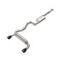 aFe Power 49-33138-B Vulcan Series 3 IN to 2-1/2 IN Stainless Steel Cat-Back Exhaust System Black