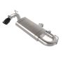 aFe Power 49-33141-B Vulcan Series 2-1/2 IN 304 Stainless Steel Axle-Back Exhaust System Black