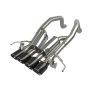 aFe Power 49-34082-1C MACH Force-Xp 304 Stainless Steel Axle-Back Exhaust System w/ Carbon Fiber Tips