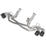 aFe Power 49-34124NM-C MACH Force-Xp Cat-Back Exhaust w/ NPP Exhaust Valve Carbon Tip No Muffler