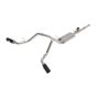 aFe Power 49-34131-B Gemini XV 3 IN 304 Stainless Steel Cat-Back Exhaust System w/ Cut-Out Black