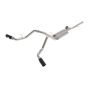 aFe Power 49-34132-B Gemini XV 3 IN 304 Stainless Steel Cat-Back Exhaust System w/ Cut-Out Black
