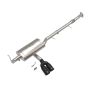 aFe Power 49-34142-B Rebel Series 3 IN 304 Stainless Steel Cat-Back Exhaust System w/Black Tip