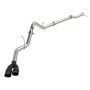 aFe Power 49-34145-B Rebel XD Series 3 IN 304 Stainless Steel DPF-Back Exhaust w/Dual Black Tips
