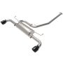 aFe Power 49-36053-B Takeda 2-1/4 IN to 2-1/2 IN 304 Stainless Steel Cat-Back Exhaust w/ Black Tip