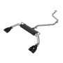aFe Power 49-36054-B Takeda 2 IN to 2-1/2 IN 304 Stainless Steel Cat-Back Exhaust w/ Black Tip
