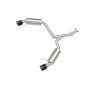 aFe Power 49-36055-B Takeda 2-1/2 IN 304 Stainless Steel Axle-Back Exhaust System w/ Black Tip