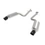 aFe Power 49-36060-B Takeda 2-1/2 IN 304 Stainless Steel Axle-Back Exhaust System w/ Black Tip