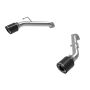 aFe Power 49-36137-C Takeda 2-1/2 IN 304 Stainless Steel Axle-Back Exhaust System w/ Carbon Fiber Tip