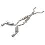 aFe Power 49-36139-P Takeda 2-1/2 IN 304 Stainless Cat-Back Exhaust w/ Resonator and Polished Tip