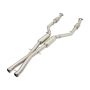 aFe Power 49-36321-1 MACH Force-Xp X-Pipe 2-1/2 IN 304 Stainless Steel w/ Cat & Resonator