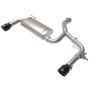 aFe Power 49-36349-B MACH Force-Xp 3 to 2-1/2 IN Stainless Steel Axle-Back Exhaust w/Black Tip