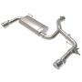 aFe Power 49-36349-P MACH Force-Xp 3 to 2-1/2 IN Stainless Steel Axle-Back Exhaust w/Polished Tip