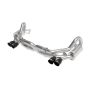 aFe Power 49-36406-1B MACH Force-Xp 2-1/2 IN 304 Stainless Steel Cat-Back Exhaust w/Black Tips