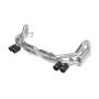 aFe Power 49-36406-1C MACH Force-Xp 2-1/2 IN 304 Stainless Steel Cat-Back Exhaust w/Carbon Fiber Tips