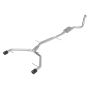 aFe Power 49-36420-C MACH Force-Xp 3 IN to 2-1/2 IN Stainless Steel Cat-Back Exhaust System Carbon