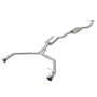 aFe Power 49-36438-L MACH Force-Xp 3 to 2-1/2 IN Stainless Steel Cat-Back Exhaust w/ Blue Flame Tip