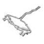aFe Power 49-36448-P MACH Force-Xp 3 IN to 2-1/2 IN Stainless Steel Cat-Back Exhaust System Polished