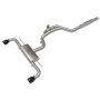 aFe Power 49-36451-B Gemini XV 3 IN to 2-1/2 304 Stainless Steel Cat-Back Exhaust w/ Cut-Out Black