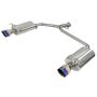 aFe Power 49-36604-L Takeda 2-1/4 IN to 1-3/4 IN Stainless Steel Axle-Back Exhaust  w/ Blue Flame Tip