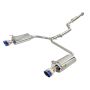 aFe Power 49-36605-L Takeda 304 Stainless Steel Cat-Back Exhaust w/ Blue Flame Tip