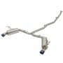 aFe Power 49-36615-L Takeda 2-1/4 to 2-1/2 IN 304 Stainless Steel Cat-Back Exhaust w/ Blue Flame Tip